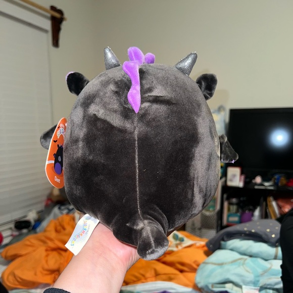 New Halloween FTM 8” Dent The Black and Purple Dragon Squishmallows - Picture 6 of 11